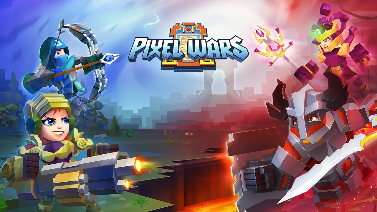 Пиксель варс. Pixel Wars of Hero.