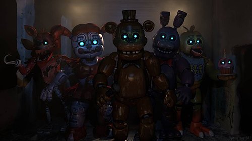 Все аниматроники в FNAF non AR I FNAF MOBILE RAIDS 